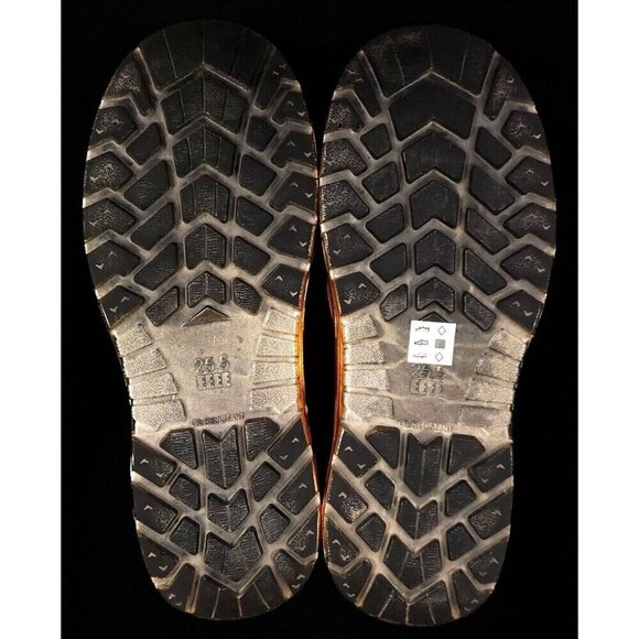 Junya Watanabe x Zebec Oil Resistant Ankle Boots 9.5 25.5 EEEE Women Gold - Picture 9 of 16